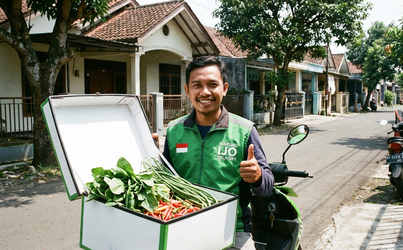 Diantar langsung ke rumah
